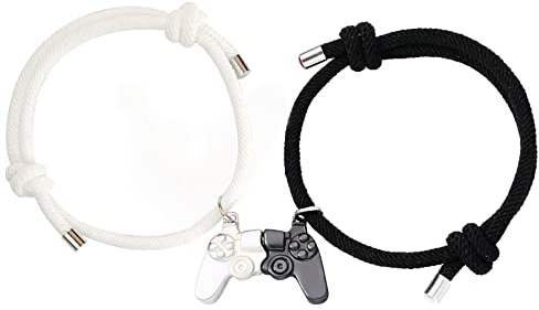 Siqian Couples Matching Bracelets, Magnetic Friendship Bracelets for Friends, Long Distance Touch Relationship Gifts for Women, Men, and Teens