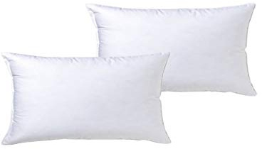 SaoTi - Relleno de Cojin Pack 2/4/6 Unidades, Super Suave, Mullido, Antialergico, Fibra Hueca de Alta recuperacion, para Sofá, Cama, Sillon, Coche, Fabricado en España (30 x 50 CM, 2)