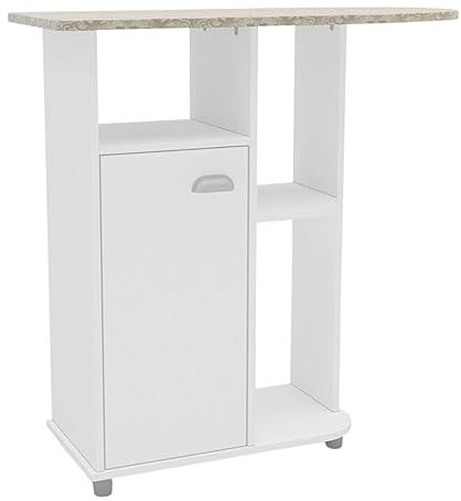 Miroytengo Mobile ausiliario da stiro colore bianco 91 x 91 cm