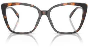 Michael Kors MK4110U Avila Universal Fit Prescription Eyewear Frames, Dark Tortoise/Demo Lens, 53 mm