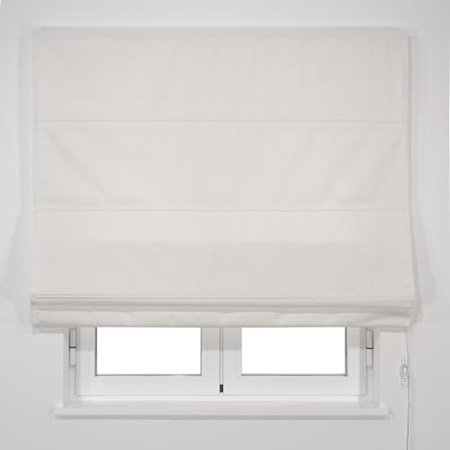 VIEWTEX | Store Bateau Tamisant |Couleur: Blanc Cassé| Mesures: 180cm X 175cm | pour Fenêtres et Portes | Fabriqué en Europe | Garantie 5 Ans
