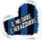 Idea Regalo Tifoso Calcio Originale - Targa il Mio Cuore è Nerazzurro - Gadget Divertenti per Tifosi - Idee Regali Divertenti Originali
