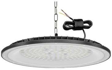 UFO LED High Bay Light 300W,IP65 Hallenstrahler, 30000LM Effiziente Hallenbeleuchtung LED Werkstattlampe für Lager, Garage, Fabrik, Sporthalle