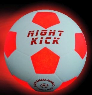 Premium LED GmbH Leuchtfussball NIGHTKICK das Original,seit über 10 Jahren bewährt-jetzt mit BALLPUMPE und Ersatzbatterien