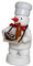 Rudolphs Schatzkiste Winterdekoration Schneemann mit Bäcker mit Bauchladen Höhe 8cm NEU Schnee Eismann Winterfigur Winterdekoration Figur Holz Seiffen Erzgebirge Holz Dekoration Weihnachten