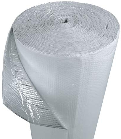 US Energy Products NASATECH 48 x 125' Single Bubble White Reflective Foil Insulation Vapor Barrier