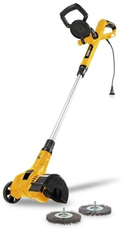 POWER plus Powerplus elektrischer Teleskop-Unkrautstecher POWXG6650-400W Unkrautentferner, mit Batterie und Ladegerät, mit Nylon- und Stahlbürste, Unkrautstecher, Gartengeräte zur Unkrautvernichtung