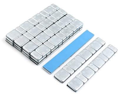 Hihaha 60g 2.1oz Motorcycle Wheel Balance Weights for Car 124 x 18mm/15Pcs