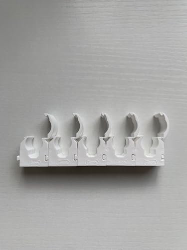 John Guest Lot de 10 clips de fixation de tuyau de 12 mm pour plomberie, caravane, camping-car