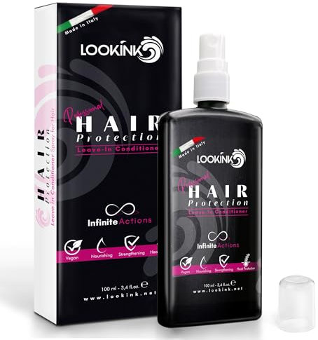 Hair Protection Spray Termoprotettore Professionale 100 ml - Leave-in con Burro di Karité e Pro-Vitamina B5 - Protezione dal Calore 230°C e Raggi UV - Anticrespo, Anti-Umidità, Idratante e Districante