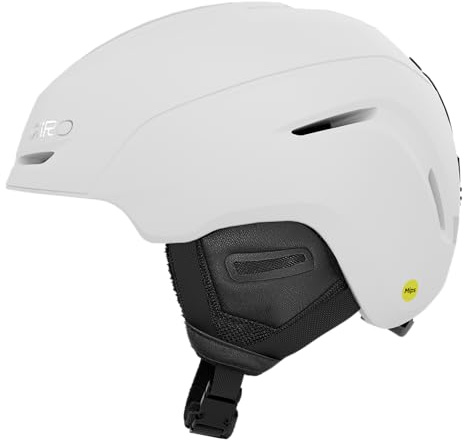 Giro Avera Women's MIPS Snow Helmet, Matte White, Medium (55.5-59cm)