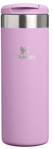 Stanley AeroLight Transit Bottle 16 oz | Locking Drink Through Lid | Leak Resistant Water Bottle or Coffee Travel Mug | Lightweight Insulated Stainless Steel | BPA-Free | Lilac