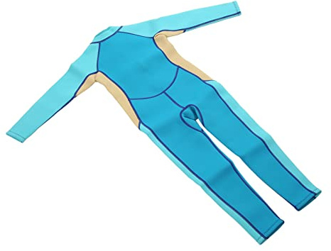 ERYUE Combinaison de Plongée en Néoprène Thermique à Manches Longues pour Enfants, 2.5mm, Chaude, pour Jeunes Garçons et Filles, Surf, Plongée, Natation, en Apnée (Taille 10)