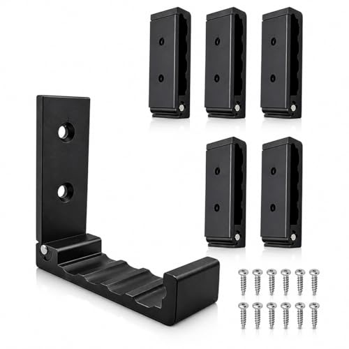 6PCS Foldable Wall Hooks, Folding Coat Hooks for Hanging Heavy Duty Coat Black Hooks, Strong Foldable Hooks Compact Folding Wall Hook Design for Bags, Coats, Towels and Daily Organisation