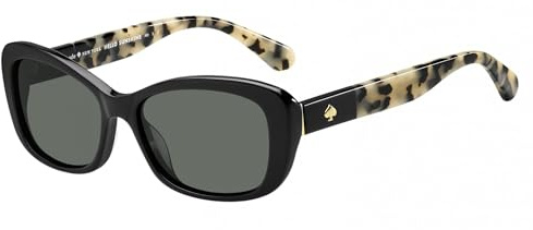Solglasögon Kate Spade CLARETTA/P/S BLACK LIGHT HAVANA/GREY 53/16/140 Dam