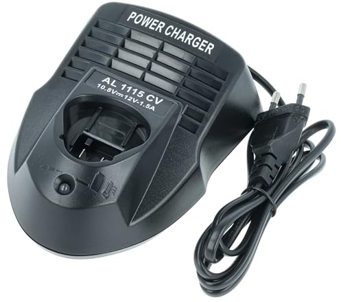 vhbw Ladegerät kompatibel mit Bosch PS70-2A, PSM 10.8 LI, PSR 10.8 Li-2 Werkzeug Akkus - Typ 2