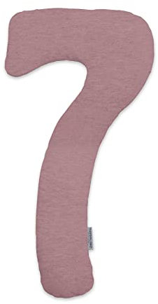 Theraline my7 Ersatzbezug für Seitenschläferkissen, Bezug aus feiner Bambus-Viskose + Bio Baumwolle, Bamboo Collection, Farbe: Melange Rosenholz Bambus - Kollektion