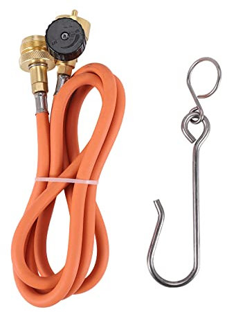 Dasertoe Welding Torch Hose CGA600 1.5M (5Ft) Hose and Belt Hook for MAPP Torch Extension Kit