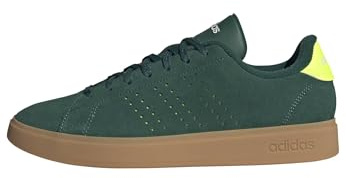 Adidas Uomo Advantage 2.0 Shoes, Collegiate Green/Lucid Lemon/off White, 37 1/3 EU