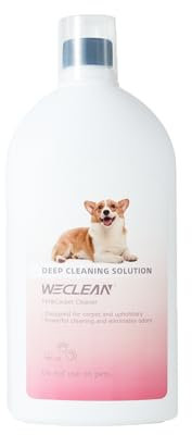 WECLEAN Detergente professionale per tappezzeria e moquette, 1000 ml, per divano, tappeti, sedili auto, ecc. Adatto per aspirapolvere WECLEAN C2 & C3, aspirapolvere bagnato