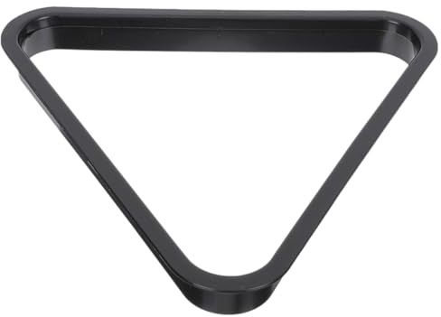 CHICAMPERA Triangle Cadre Noir Boules pour Plastique de Billard en Triangulaire Compact et Centres Communautaires