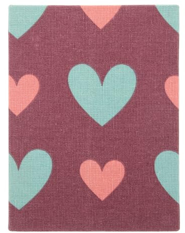 TOYANDONA Album Photo Souvenir à Couverture en Plastique Motif Cœur Format 10X15 CM 100 Pochettes pour Photos Léger pour Mariage et Enregistrement de Croissance