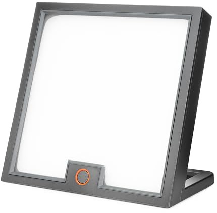 Circadian Optics Lumine Light Therapy Desk Lamp | As Seen On Shark Tank | 10,000 LUX UV-Free Full-Spectrum LEDs | Powerful & Large Light Panel | Sunlight Lamp for Seasonal Blues, Focus, Energy & Sleep