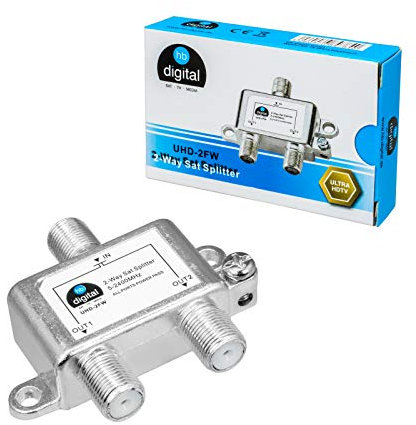 HB-DIGITAL, amplificatore di segnale satellitare e spina F dorata
