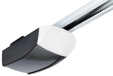 Marantec Comfort 260 - Accionamiento para puerta de garaje (incluye 1 transmisor, accionamiento eléctrico para puertas de garaje, puertas seccionales y batientes), color negro