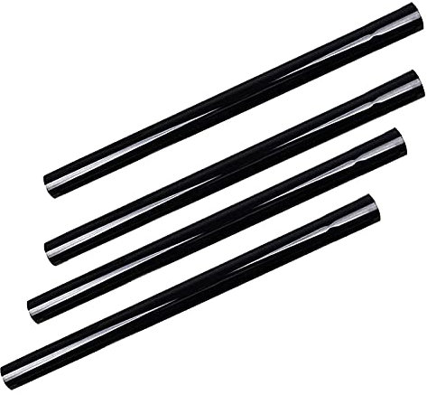 ANBOO 4-teiliges Set 32 mm (1 1/4 Zoll) Aufsätze Verlängerungsstäbe mit 35 mm auf 32 mm Schlauchadapter für Shop Vac Aufsatz Vakuumrohr Rohre 1,25 Zoll Staubsauger Zubehör Wand Verlängerungsrohr
