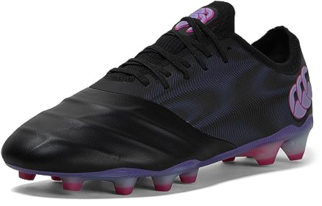 Canterbury Phoenix Genesis Elite - Botas de Rugby para Hombre | Ligeras | Tracción | Duraderas, Verbena Negra, 44 EU