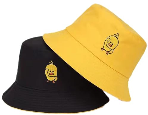 LANLYLGQ Fiskarhatt på båda sidor unisex män kvinnor solhatt UV-skydd sommarhatt bucket hatt
