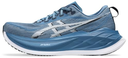 ASICS Unisex Superblast Laufschuhe, Winter Sea/Weiß, 42.5/43.5 EU