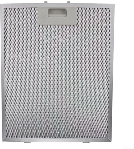 Dunstabzugshaube Metall Mesh Filter 400mm x 300mm x 9mm Edelstahl Abluftfilter für private und gewerbliche Dunstabzugshauben