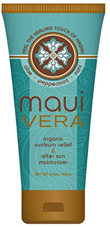 Maui Vera After Sun Gel - Scented (6.5 oz), Lavender and Peppermint