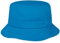 Stetson Organic Cotton Hut mit UV-Schutz Damen/Herren - aus 100% Bio-Baumwolle - Knitterfrei knautschbar - Nachhaltig - Bucket Hat unifarben - Packable Anglerhut - Frühjahr/Sommer blau S (54-55 cm)