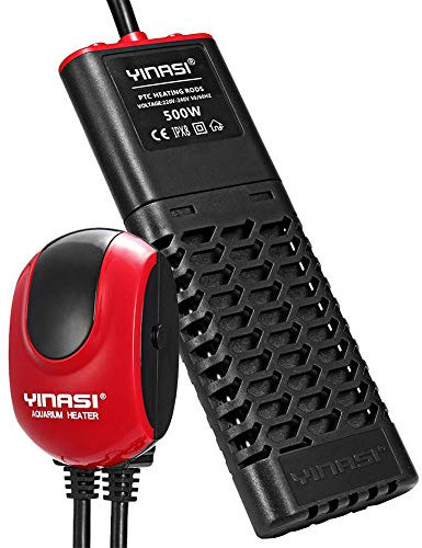 H&RB PTC Calentador De Acuario, Constant Electrónico De La Temperatura De Calefacción De Rod, Sumergibles Auto Ajustable Calentador Termostato con Ventosa,300W