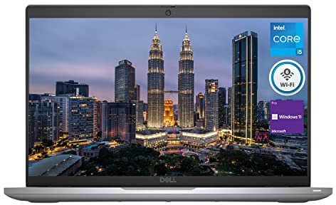 Dell Latitude 5430 Business Laptop, 14 FHD Display, Intel Core i5-1235U, 16GB DDR4 RAM, 512GB PCIe M.2 SSD, Wi-Fi 6, Windows 11 Pro, Backlit Keyboard, Webcam, Bluetooth, HDMI, Grey, Gray