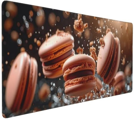 Tapis de Souris Macaron Tapis Souris XXL 1000x500x3 mm Tapis de Souris Gaming Accessoire, Lavable, Caoutchouc Antidérapante, Haute Précision et Vitesse, Surface Antidérapante, pour Gamer R-673