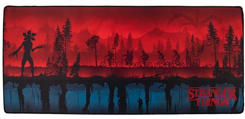 Cinereplicas Stranger Things - Upside Down skrivbordsmatta - 80 x 35 cm - officiell licens