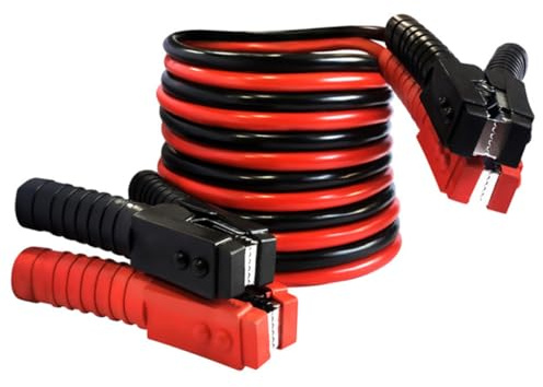 GANAZONO Cavi Avviamento Batteria Auto Metri con Clip Isolate in Gomma Kit Booster Professionale per Auto Suv e Camion di Medie e Grandi Dimensioni