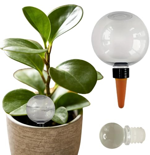 Esferas de Riego Autónico con Relleno Superior, Picos de Riego para Plantas de Interior, Inserto de Riego Automático, Bolas de Plástico con Liberación Lenta, Sistema de Riego para Macetas de Barro