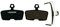 Voxom Unisex – Erwachsene Bsc21 Scheibenbremsbeläge, schwarz, one Size
