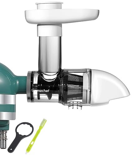 Accesorio exprimidor para KitchenAid artisan - Accesorio licuadora para verduras y frutas para todos los modelos de Kitchen Aid artisan - Sólo accesorios juicer, artisan no incluida - Blanco