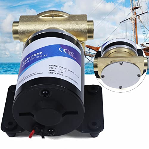 12 V självsugande länkpump, däckstvättpump, vattenpump 23 l/30 l/min, färskvattenpump, dränkbar pump, brunnspump, membranpump för vattentankar ombord