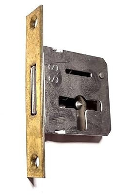Serratura da infilare per mobili 35x35 DX con chiave in Metallo, Serratura