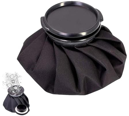 Bolsa de hielo para lesiones deportivas, bolsa reutilizable para terapia en frío, recipiente compacto para congelador, ayuda para el físico, bolsa de compresión fría caliente con tapa de