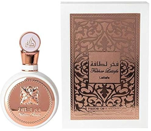 Fakhar Rose Gold Perfume 100 ml Eau de Parfum for Women, Arabic, Oud Oriental, Women's Fragrance, Attar Women, Halal Musk, Notes: Rose, Jasmine, Ylang-Ylang, Patchouli, Vetiver…