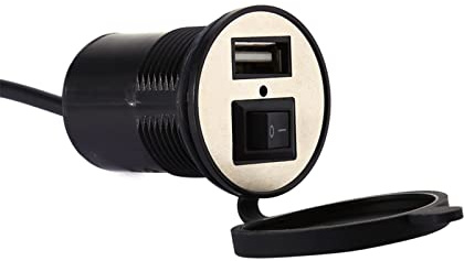 Billaddare，Snabbladdning USB Motorcykel Mobiltelefon Strömförsörjningsladdare Vattentät portuttag USB Tändare Adapter 12V