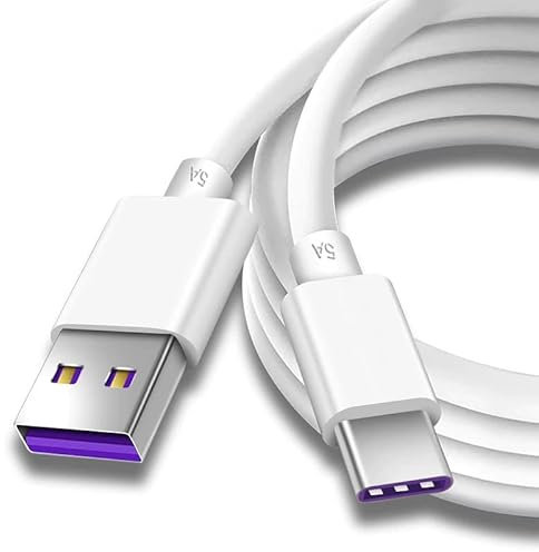 For Samsung Galaxy A26 A25 A24 A23 A22 5G A21s Charger Cable (1m 5 Amp USB C Cable) USB to Type C Fast Charging Cable For Samsung Galaxy A26 A25 Phone Charger Power Cord Lead